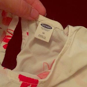 Old Navy Flower Tank Medium